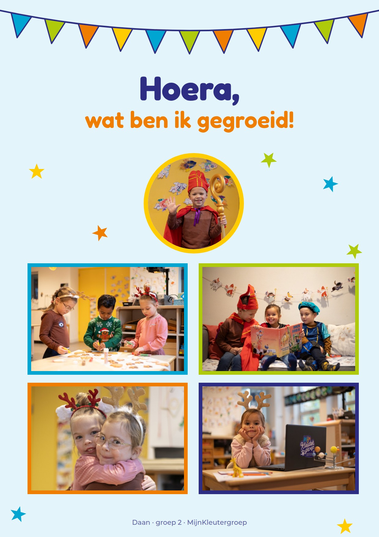 Voorbeeld van een feestelijk rapport
